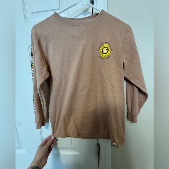 Simply Southern Other - Simply Southern Kids Brown Long Sleeve Tee